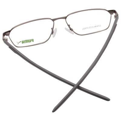 PUMA l 現代風格長方框眼鏡 岩灰