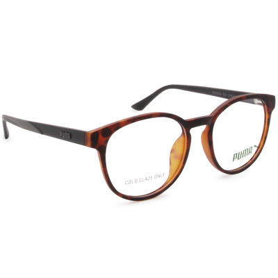 PUMA l 耀動感圓框眼鏡 玳瑁棕