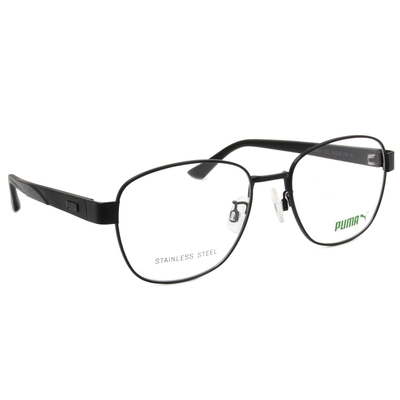 PUMA l 經典商業美學方框眼鏡 智慧黑