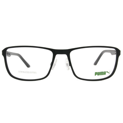 PUMA l 極限速度感長方框眼鏡 強烈黑