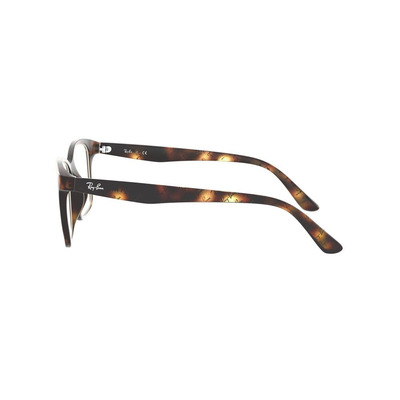 Ray Ban l 雷朋字樣設計款方框眼鏡 玳瑁咖