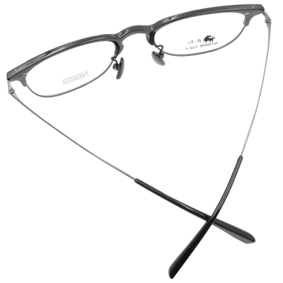 NEWTON︱光耀奢華 方形眉框眼鏡︱黑白紋