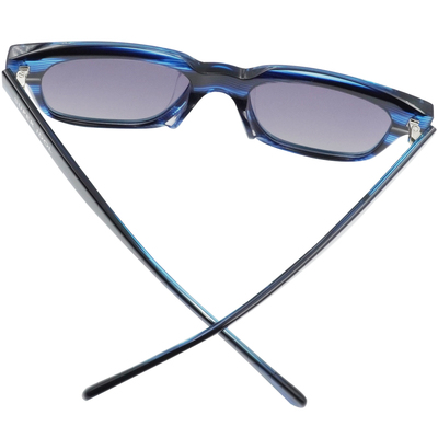 SUPER IDOL l 低調之光方框太陽眼鏡 l 渲染藍