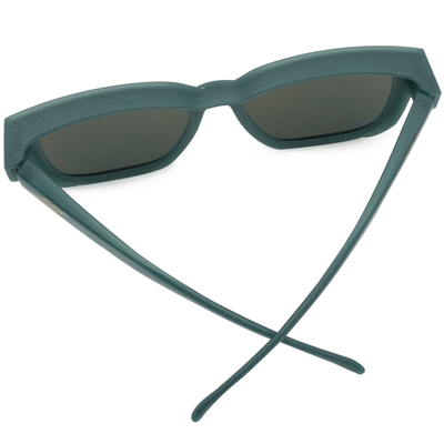 SUPER IDOL套鏡 l 綠野漫步威靈頓框太陽眼鏡 l 翡翠透綠