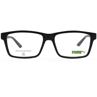 PUMA l 簡約率性方框眼鏡 霧質黑