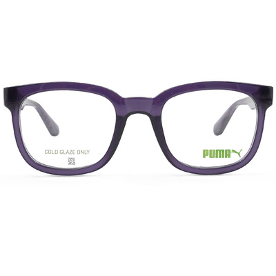 PUMA l 低調質感方框眼鏡 暗紫
