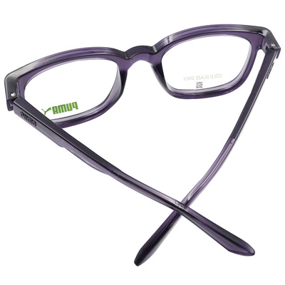 PUMA l 低調質感方框眼鏡 暗紫