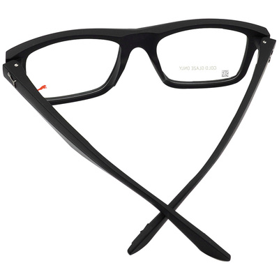 PUMA l 神士品格長方寬眼鏡 騎士黑