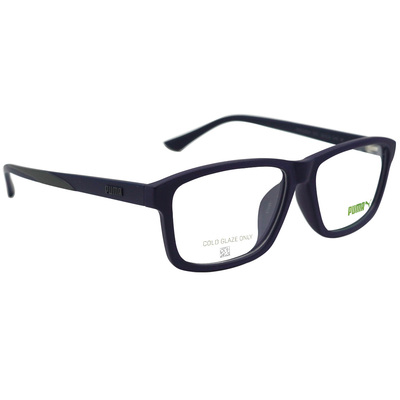 PUMA l 經典簡約方框眼鏡 沉靜藍