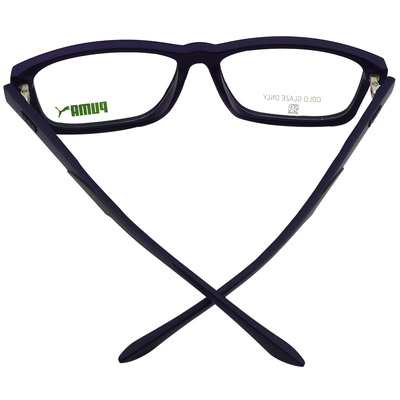 PUMA l 經典簡約方框眼鏡 沉靜藍