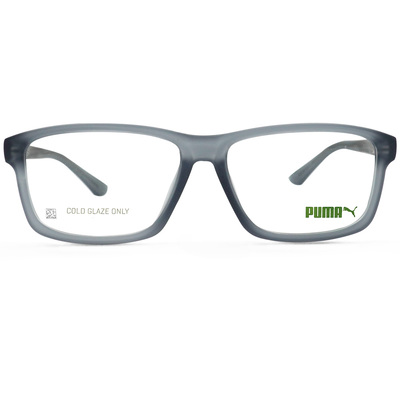 PUMA l 經典簡約方框眼鏡 質感灰