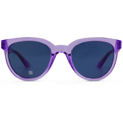 PUMA l 潮趣旅人波士頓框太陽眼鏡 透紫