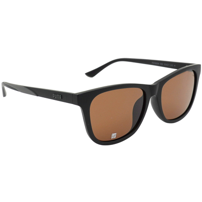 PUMA l 靜謐款方框太陽眼鏡 消光黑