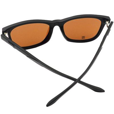 PUMA l 靜謐款方框太陽眼鏡 消光黑