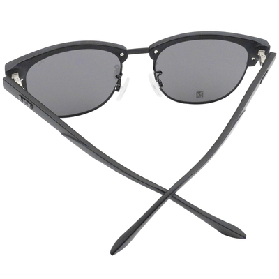 PUMA l 潮漾眉框太陽眼鏡 炭晶黑