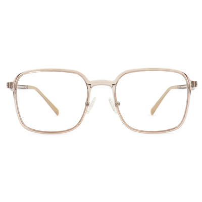 極‧舒適3.0系列 l  自然大方框眼鏡  l 冰茶棕