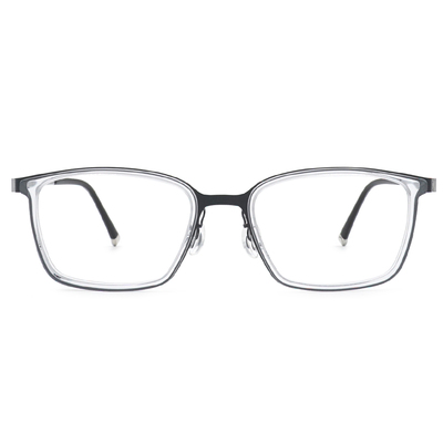 極‧舒適3.0系列 l 機靈方框眼鏡 |  知性透黑