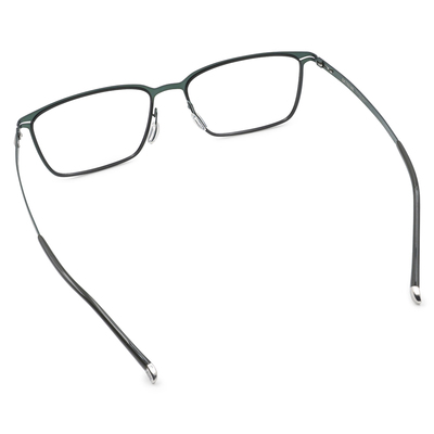 極‧舒適3.0系列 l 內斂自律長方框眼鏡 | 沉穩綠