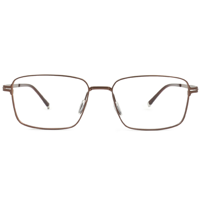 極‧舒適3.0系列 l 基礎極細方框眼鏡 | 古典棕