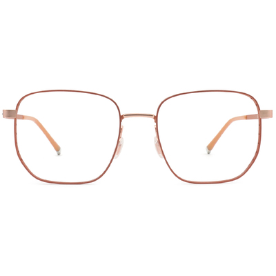 極‧舒適3.0系列 l  細緻多邊框眼鏡  l 夕海橙