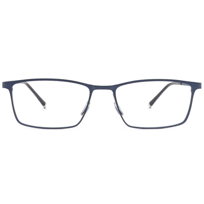 極‧舒適3.0系列 l 科技質感長方框眼鏡 | 磨砂藍