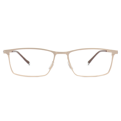 極‧舒適3.0系列 l 科技質感長方框眼鏡 | 流光金