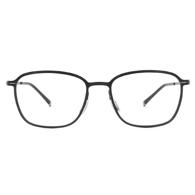 極‧舒適3.0系列 l 博學多聞多邊框眼鏡 | 知性黑