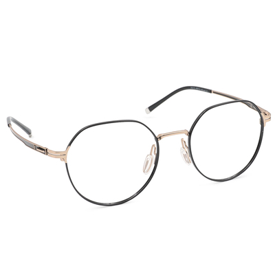 極‧舒適3.0系列 l 日系文藝多邊圓框眼鏡 | 博學黑