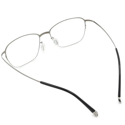 極‧舒適3.0系列 l 極彈獨特長方框眼鏡 | 科技銀