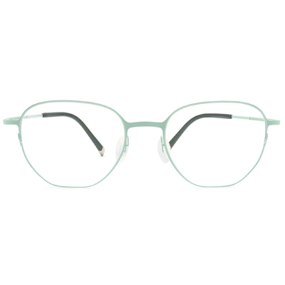極‧舒適3.0系列 l 極彈大膽多邊圓框眼鏡 | 薄荷綠