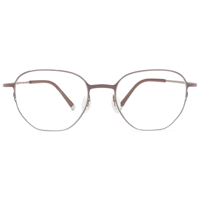 極‧舒適3.0系列 l 極彈大膽多邊圓框眼鏡 | 摩卡棕