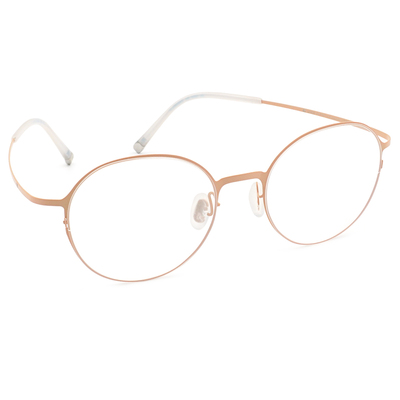 極‧舒適3.0系列 l 極彈馬卡龍色圓框眼鏡 | 杏桃橙