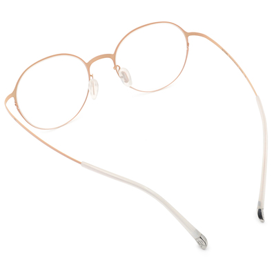 極‧舒適3.0系列 l 極彈馬卡龍色圓框眼鏡 | 杏桃橙