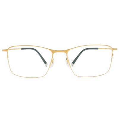 極‧舒適3.0系列 l 極彈理性長方框眼鏡 | 質感金