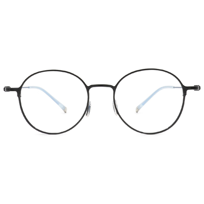 極‧舒適3.0系列 l  精巧極細圓框眼鏡 | 黑/藍