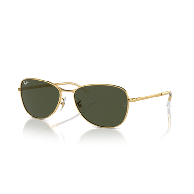 Ray Ban l 經典俐落多邊框太陽眼鏡 | 質感金