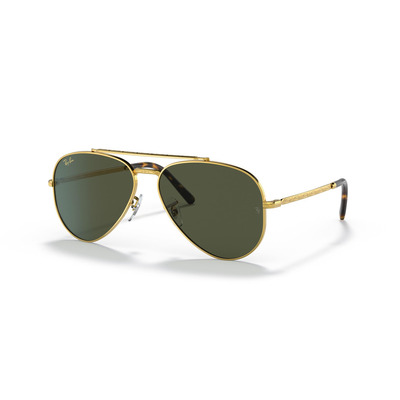 Ray Ban l 威風權勢雙桿多邊框太陽眼鏡｜獵豹金
