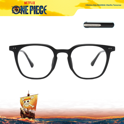 ONE PIECE |偉大航路 波士頓框眼鏡|寧靜黑