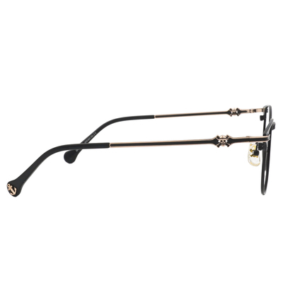 ONE PIECE |魯夫-草帽骷髏頭 波士頓框眼鏡|漆黑