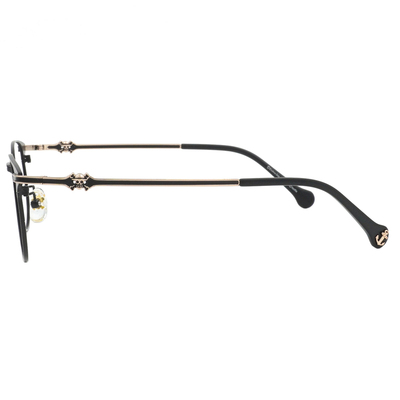 ONE PIECE |魯夫-草帽骷髏頭 波士頓框眼鏡|漆黑