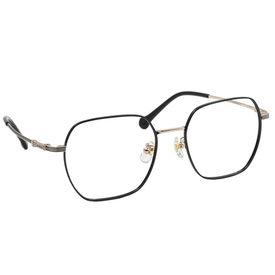 ONE PIECE |香吉士-刀叉風暴 多邊框眼鏡|紳士黑