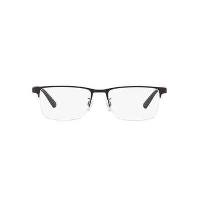 EMPORIO ARMANI |神士保護者長方框眼鏡 |明亮黑