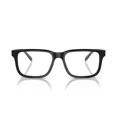 EMPORIO ARMANI |神秘密探長方框眼鏡 |質感透黑