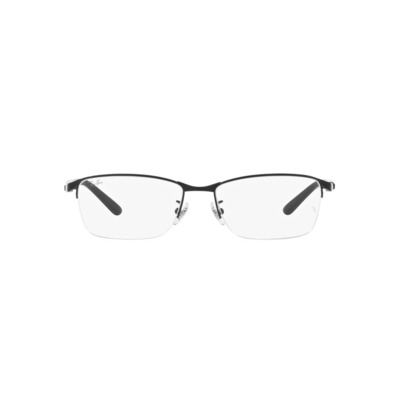 Ray Ban |科技細邊長方框眼鏡 |格調黑