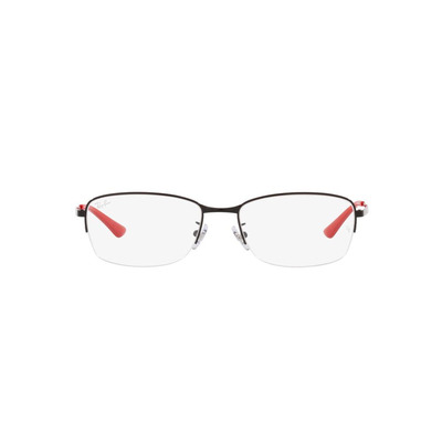 Ray Ban |光影時刻長方框眼鏡 |拼接黑紅
