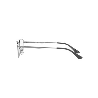 Ray Ban |精心長方框眼鏡 |夢幻銀