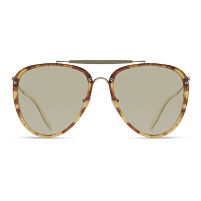 GUCCI | 摩登復古飛官框太陽眼鏡 | 古典琥珀
