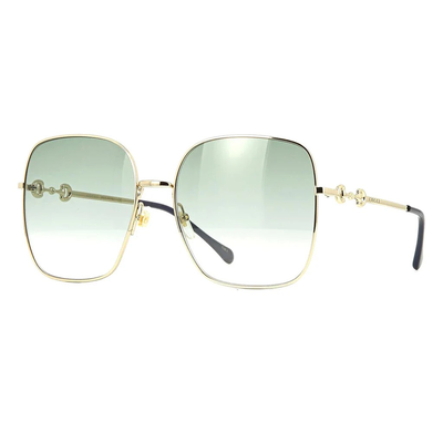 GUCCI | 日光晴境方框太陽眼鏡 | 夏日金薄荷