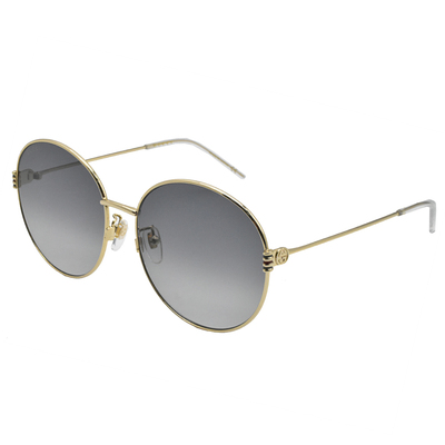 GUCCI | 夜空金邊圓框太陽眼鏡 |夜幕金