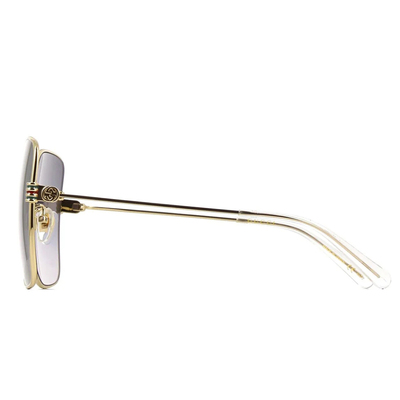 GUCCI | 天空秘境多邊框太陽眼鏡 |漸層灰